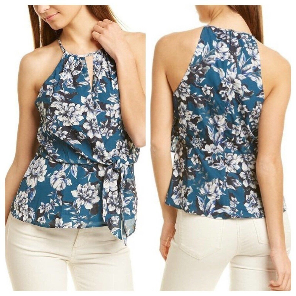 Parker Keyhole Floral Top
